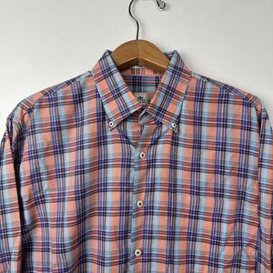 Peter Millar Men's L Easycare‎ Multicolor Colorful Long Sleeve Button Down Shirt
